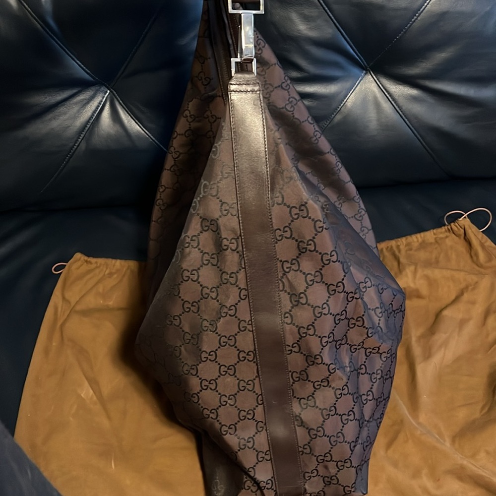 Gucci GG Jumbo Nylon Weekender Bag